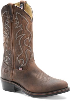 Brown Double H Boot 12 Inch AG7 Work Western